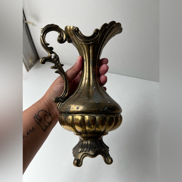 Solid Brass Pitcher - Picture 2 of 5